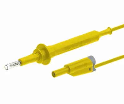 4970-IEC-120 4mm Retractable Sleeve Test Probe to 4mm Stacking Banana Plug 120cm